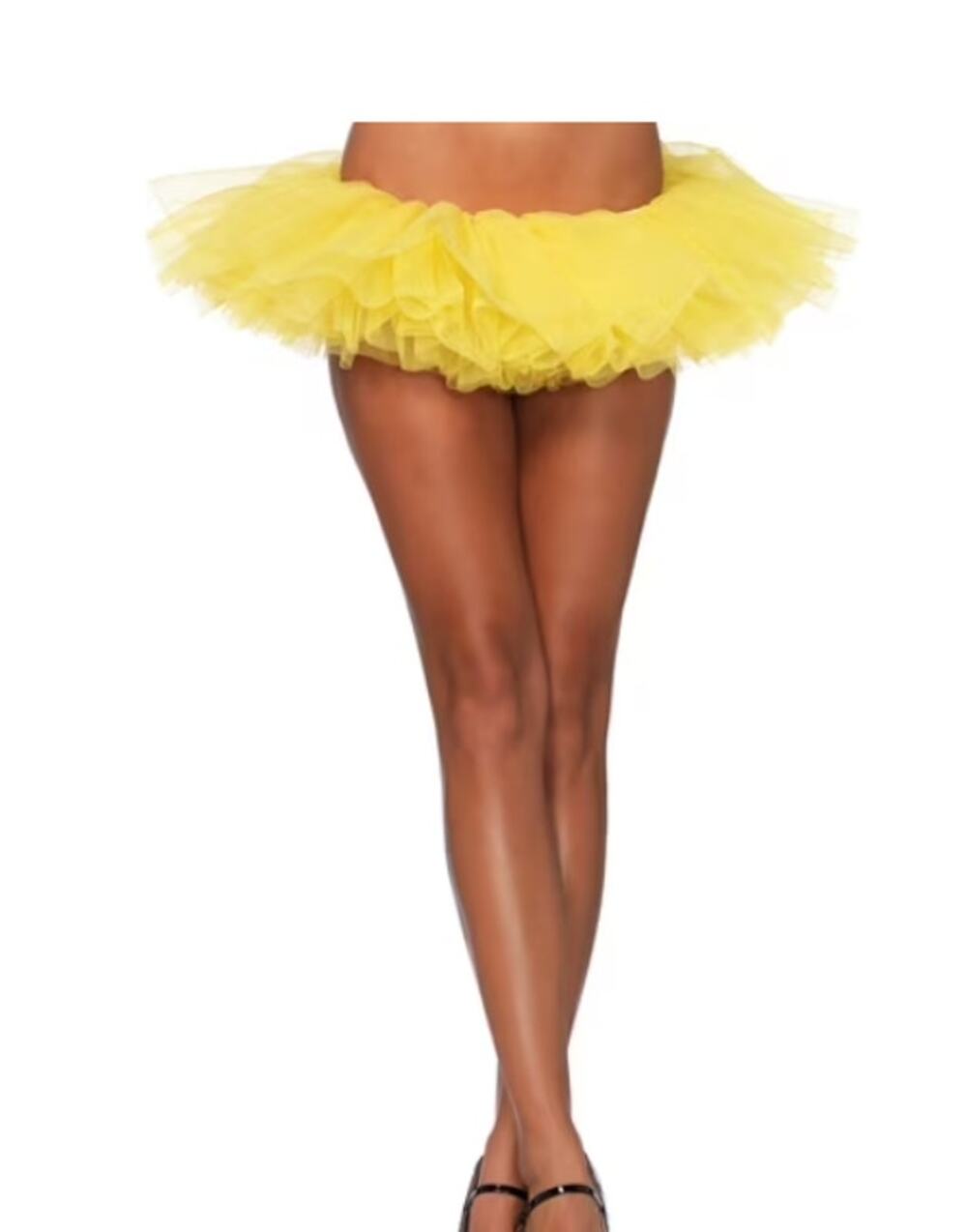 Leg Avenue Tutu Neon Yellow/Green Organza Tulle One Size
